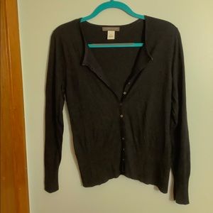 Black cardigan